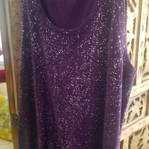 calvin klein knit tank, plum